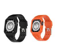 Tyogeephy Silicona Correa Compatibles con Correa Apple Watch 40mm 41mm 38mm 44mm Ultra 2 49mm 45mm 42mm Hombre, Pulsera Suave Silicona Deportiva para Correas iWatch Series 9 SE(se 2) 8 7 6 5 4 3 2 1