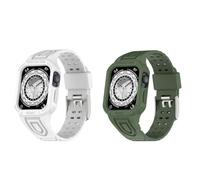 Tyogeephy Silicona Correa Compatibles con Correa Apple Watch 40mm 41mm 38mm 44mm Ultra 2 49mm 45mm 42mm Hombre, Pulsera Suave Silicona Deportiva para Correas iWatch Series 9 SE(se 2) 8 7 6 5 4 3 2 1