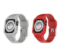 Tyogeephy Silicona Correa Compatibles con Correa Apple Watch 40mm 41mm 38mm 44mm Ultra 2 49mm 45mm 42mm Hombre, Pulsera Suave Silicona Deportiva para Correas iWatch Series 9 SE(se 2) 8 7 6 5 4 3 2 1