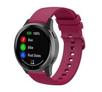 Tyogeephy Silicona Correa para Garmin Vivoactive 4S / Venu 2S / Vivomove 3S, Suave Sport 18mm Quick Release Encauchar Muñequera de reemplazo Correa para Fossil Women's Gen 6 / Gen 5E