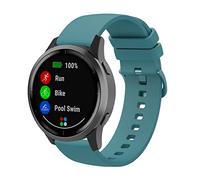 Tyogeephy Silicona Correa para Garmin Vivoactive 4S / Venu 2S / Vivomove 3S, Suave Sport 18mm Quick Release Encauchar Muñequera de reemplazo Correa para Fossil Women's Gen 6 / Gen 5E