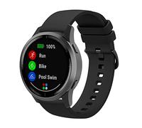 Tyogeephy Silicona Correa para Garmin Vivoactive 4S / Venu 2S / Vivomove 3S, Suave Sport 18mm Quick Release Encauchar Muñequera de reemplazo Correa para Fossil Women's Gen 6 / Gen 5E