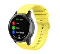 Tyogeephy Silicona Correa para Garmin Vivoactive 4S / Venu 2S / Vivomove 3S, Suave Sport 18mm Quick Release Encauchar Muñequera de reemplazo Correa para Fossil Women's Gen 6 / Gen 5E