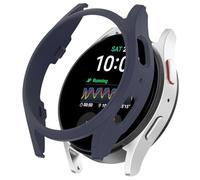 Tyogeephy Silicona Funda para Galaxy watch 7 44mm Case,PC Plating Película Templada Caso Smartwatch, Flexible Protectora Cover Case para Galaxy watch 7 44mm Accessories