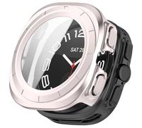 Tyogeephy Silicona Funda para Samsung watch ultra 47mm Case,PC Plating Película Templada Caso Smartwatch, Flexible Protectora Cover Case para Sam sung watch ultra 47mm Accessories