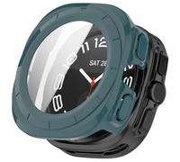 Tyogeephy Silicona Funda para Samsung watch ultra 47mm Case,PC Plating Película Templada Caso Smartwatch, Flexible Protectora Cover Case para Sam sung watch ultra 47mm Accessories