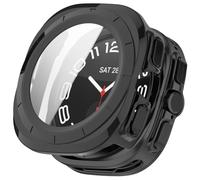 Tyogeephy Silicona Funda para Samsung watch ultra 47mm Case,PC Plating Película Templada Caso Smartwatch, Flexible Protectora Cover Case para Sam sung watch ultra 47mm Accessories