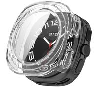 Tyogeephy Silicona Funda para Samsung watch ultra 47mm Case,PC Plating Película Templada Caso Smartwatch, Flexible Protectora Cover Case para Sam sung watch ultra 47mm Accessories