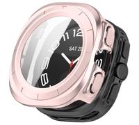 Tyogeephy Silicona Funda para Samsung watch ultra 47mm Case,PC Plating Película Templada Caso Smartwatch, Flexible Protectora Cover Case para Sam sung watch ultra 47mm Accessories