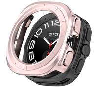 Tyogeephy Silicona Funda para Samsung watch ultra 47mm Case,PC Plating Película Templada Caso Smartwatch, Flexible Protectora Cover Case para Sam sung watch ultra 47mm Accessories