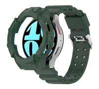Tyogeephy Silicona Suave Deportiva Impermeable Recambio Pulsera Correa Funda para Galaxy watch 6 44mm