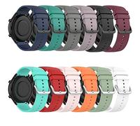 Tyogeephy Suave Silicona Correa Compatible con Amazfit GTR 3/ GTR 3 Pro/GTR 47mm/ GTR 2/ GTR 2e/ Stratos 3, Yamay SW022, Sport Correa Reemplazo Pulsera para mujeres hombres