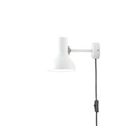 Type 75 Mini Lámpara de Pared Con Cable Apline Blanco