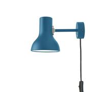 Anglepoise Type 75 Mini aplique, enchufe, azul
