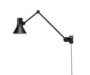 Type 80 W3 Lámpara de Pared Con Cable Negro Mate
