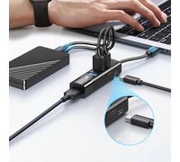 (Type C, 150cm) USB C/USB Extension Cable USB Splitter USB C/USB Male to 4 Port USB3.0 Extension Cord USB Splitter Cable for Phone