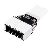 Type C Adapters - Type E Female Front Panel Header, PC USB C Data Converter | Conecta tu cable de panel frontal tipo C macho sin problemas a los cabezales internos de placa base tipo E utilizando este