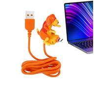 Type-C Charger, Dog Moving Butt Charging Cable, Cute USB C Phone Cord | Playful Dog Design Adds Fun To Charging, Suitable For Homes, Offices, Dorms, Cars, Travel, Vacations
