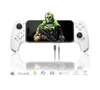 Type-C - Controlador de juegos móvil para Android y iPhone 17/16/15 Series (USB-C), Plug and Play Gamepad with Hall Effect Joysticks & Triggers, Xbox Streaming/Cloud Game/COD, 3,5 mm Audio Jack -White