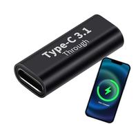 Type-C Coupler Adapter - 10G Fast Charge Converter, Connector, High-Speed Data Transfer Accessory, Durable Computer Accessory | Business School Commuting Home Outdoor Desktop Office Travel Use