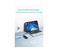 Type C Dock 8in One USB Hub Zinc Alloy for for for Compatible with Notebook Usb Extender