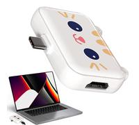 Type C Docking Station, Computer Hub, Multiport Adapter, 3-in-1 Connection, High-Speed Transfer, Compact Build, Easy Plug-In, Space Saver, Perfect for Phone, Tablet Use, 2.28x2.13x0.47 Inches