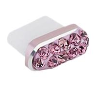Type-C Dust Plug, Rhinestone Dust Cover, Crystal Dustproof Cap, Charging Port Cover, Type-C Dust Caps, Phone Dust Plug, Type-C Dust Protection, 0.83x0.6cm/0.33x0.24 Inches for Most Type-C Phone