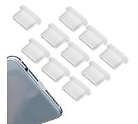 Type C Dust Plug - USB Type C Anti Dust Cap Cover 10 Pack | Silicone USB-Č Port Protector Caps | AntiDust Charging Port Plug For Mobile Phones, Laptops, Tablets, Cameras