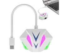 Type-C Ethernet Adapter, 100Mbps Ethernet Adapter, Fast Network Ethernet Adapter, Stable Connection Ethernet Adapter, Ethernet Adapter With RGB Lighting, Ethernet Adapter For Live Streaming, Type-C Ne