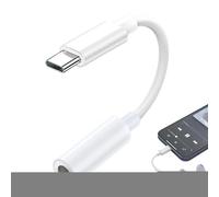 Type C To Headphone Jack Adapter - 3.5mm Female Audio Converter | Compact Digital Connector | Plug And Play Music Accessory | High Fidelity Type C Jack For Mobile Laptop Tablet DJ Studio Recording