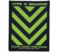 Type O Negative Slow, deep and hard Unisex Parche negro-verde 100% poliéster