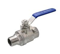 Type Two Ball valve Stainless steel DN8/DN10 1/4 3/8 inch Female to male SS304 316 2 way Ball Valve(3/8",SS316)