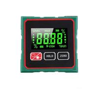 Typec - Medidor de ángulo de carga con base magnética y pantalla LCD fácil de leer para profesionales