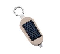 (TypeC, Milk Tea Color) 4 in 1 Mini Power Phone Watch Banks with Keychains Carryable Retractable Plug Power Banks for Outdoor Camping