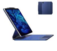 typecase Funda con teclado Edge para iPad Air de 13 pulgadas (M3/M2, 2025/2024) y iPad Pro de 12.9 pulgadas (6ª/5ª/4ª/3ª generación), soporte voladizo magnético flotante, retroiluminación de 11