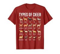 Types of Deer Hunting Methods and Tips Camiseta, Hombre, Arándano, 3XL