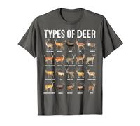 Types of Deer Hunting Methods and Tips Camiseta, Hombre, Asfalto, 5XL