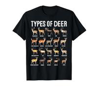 Types of Deer Hunting Methods and Tips Camiseta, Hombre, Negro, 3XL