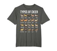 Types of Deer Hunting Methods and Tips Camiseta, Hombre Tallas Grandes, Asfalto, 5X Alto