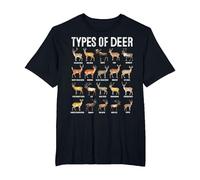 Types of Deer Hunting Methods and Tips Camiseta, Hombre Tallas Grandes, Negro, 3X Alto