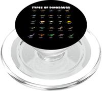 Types of Dinosaurs Dino Identification - Dinosaur Type PopSockets PopGrip para MagSafe