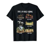 Types of Horse Riding Guide Equestrian Styles Camiseta