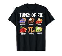 Types of Pie Thanksgiving Baking Graphic Camiseta