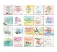 TypeStoff HK-01586 - Juego de 25 tarjetas de higo con 50 frases para cada día como regalo y motivación, versión 4