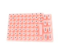 Typing Stickers, Long Nail Keyboard Cover, 6.69 Inches Silicone Protection Reusable Sticky Pad for Women, Spill-Resistant Keyboard Skin, PC Desktop Laptop Notebook Compatible