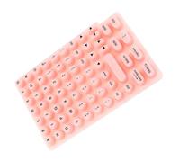 Typing Stickers, Long Nail Keyboard Cover, Reusable Silicone Pads, Nail-Friendly Design, Sticky Protector, Ideal for Women, PC Desktops, Notebook Typing Comfort, Multicolor