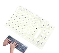 Typing Stickers, Long Nail Keyboard Cover, Reusable Silicone Pads, Nail-Friendly Design, Sticky Protector, Ideal for Women, PC Desktops, Notebook Typing Comfort, Multicolor