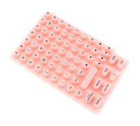 Typing Stickers, Long Nail Keyboard Cover, Reusable Silicone Sticky Pad, Nail Friendly Aid for Women, Desktop, Laptops, Notebooks, Black, White, Pinkcolor, Green, Violet