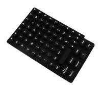 Typing Stickers, Long Nail Keyboard Cover, Reusable Silicone Sticky Pad, Nail Friendly Aid for Women, Desktop, Laptops, Notebooks, Black, White, Pinkcolor, Green, Violet