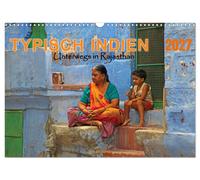 Typisch Indien - Unterwegs in Rajasthan (Wandkalender 2027 DIN A3 quer), CALVEND